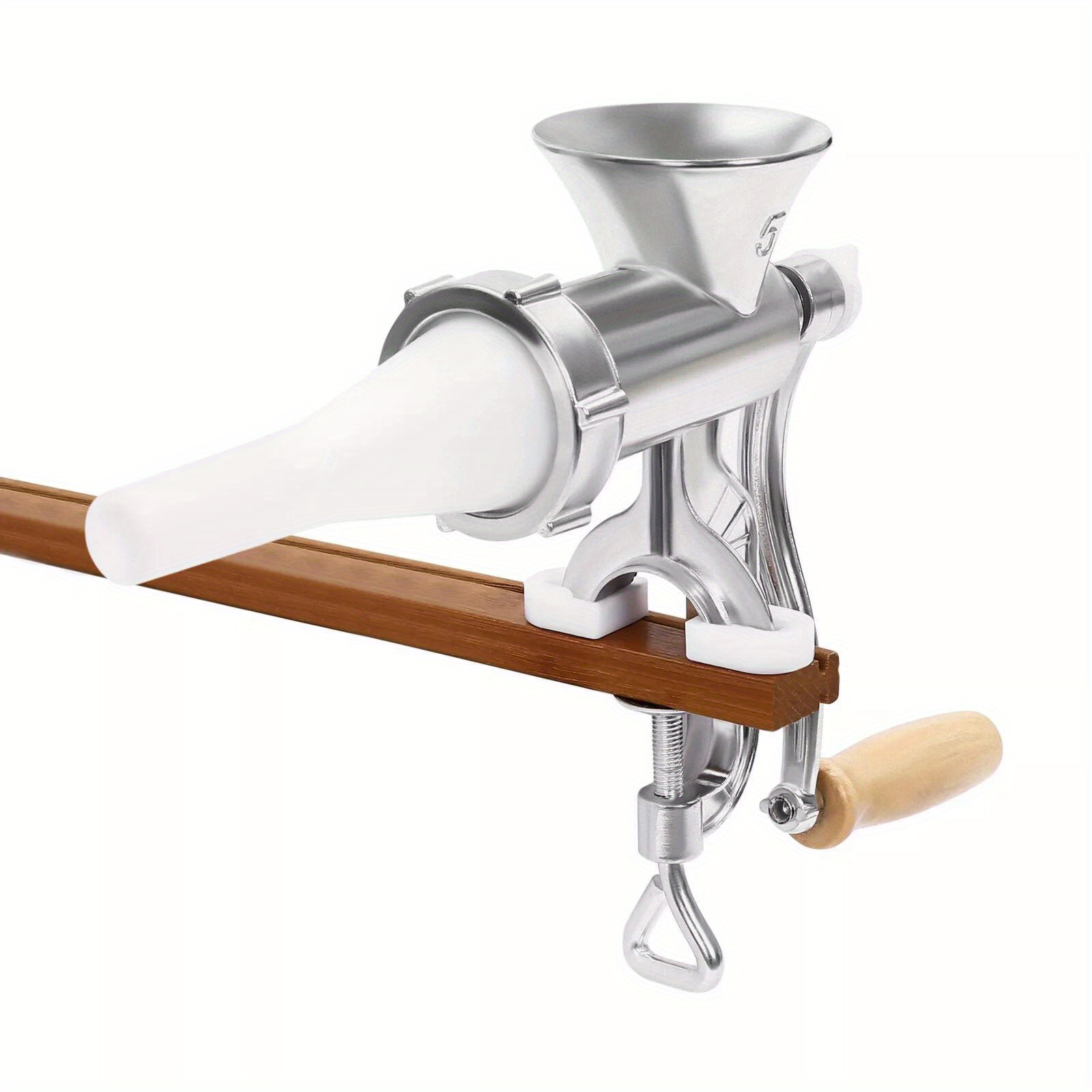 Generic Meat Grinder Manual Mincer - Manual Meat Grinder Sausage Maker Table Mount Pork Mincer Sausage Stuffer Funnel Make Homemade Burger Patties Hand