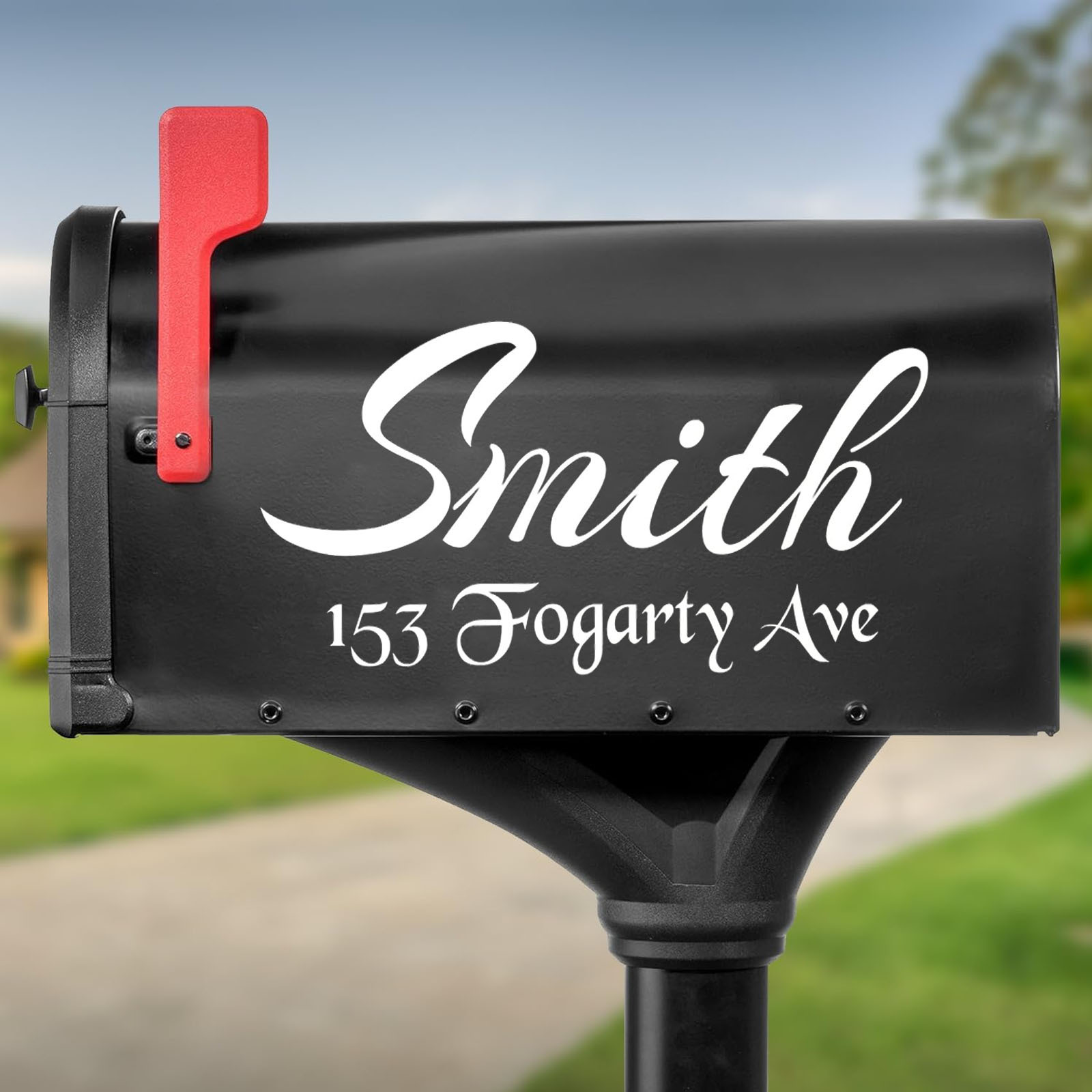 

Reflective Name Decal For Mailbox, Personalized Mailbox Decal, For , Waterproof Mailbox Decal, Family Name Decal For Door, Mailbox Numbers Sticker, Vinyl Decal, Customize Mailbox