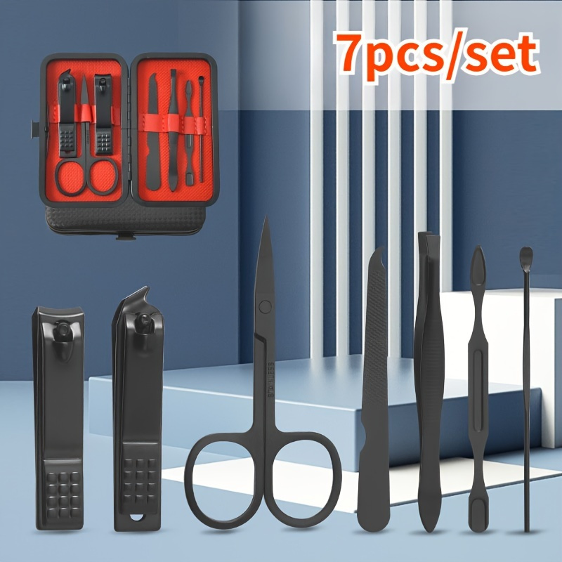 35-teiliges Maniküre-Set Aus Edelstahl – Professionelles Nagelpflege-Kit Mit Reiseetui In Grün