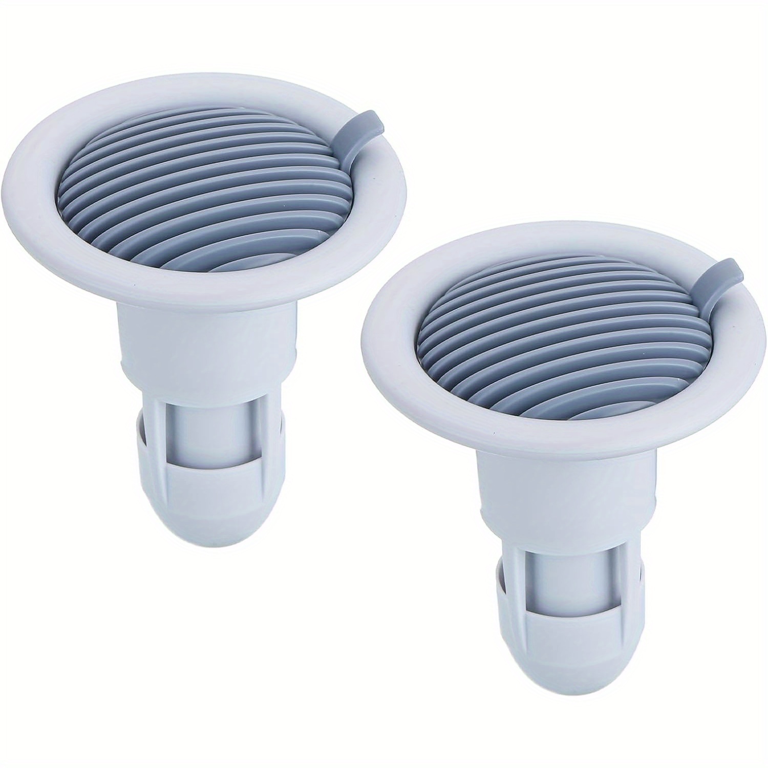 

Shower Floor Drain Backflow , Valve Sewer Anti-odor Core Insert Drain Plug Hair For Kitchen Bathroom Balcony, Grey 2 Pcs