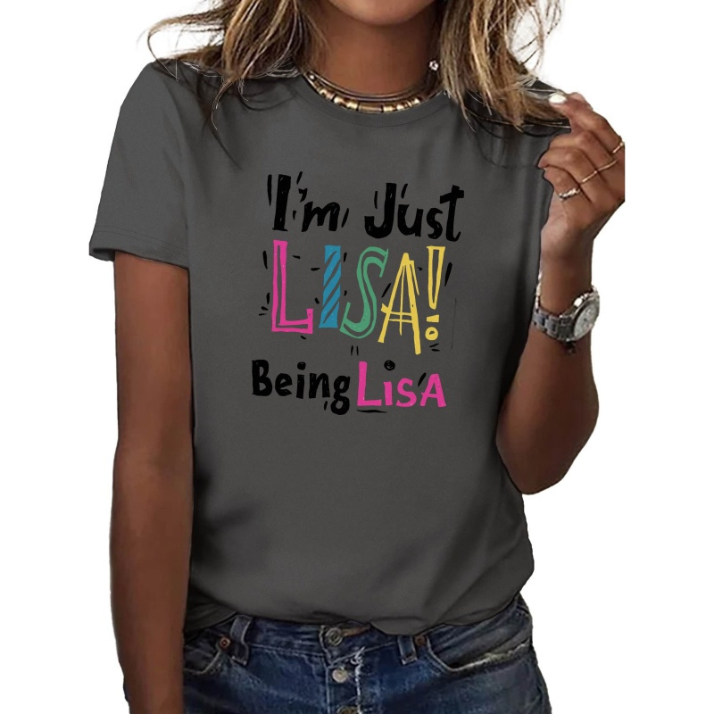 

Just Lisa Pure Cotton Women's T-shirt Comfort Fit