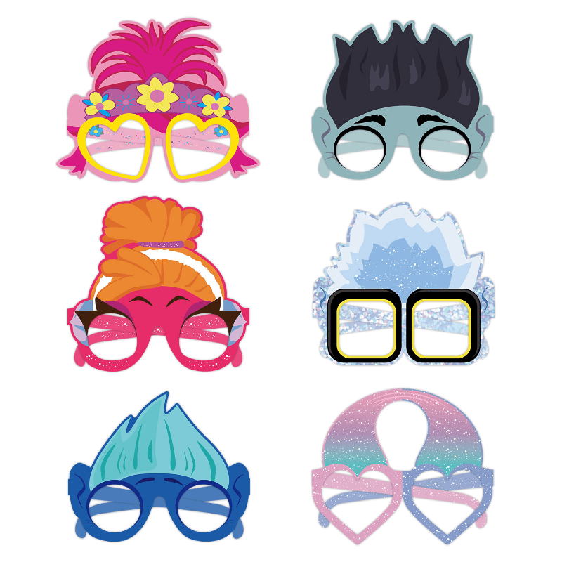 

12pcs Inspired Paper Photobooth Masks - Party Eyeglasses Props For Birthday, Bachelor Party, Graduation, Festivals - No Feathers, Cardstock Party Accessory Kit