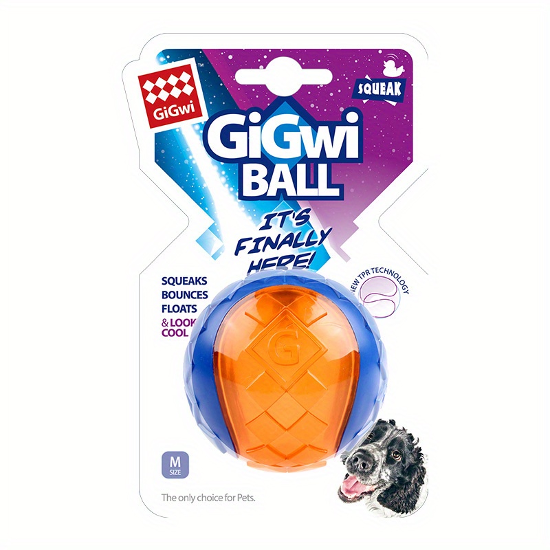 

Gigwi Dog Toy, Toy, Interactive Bouncing Pet For , Tpr , No Battery, For To Breeds