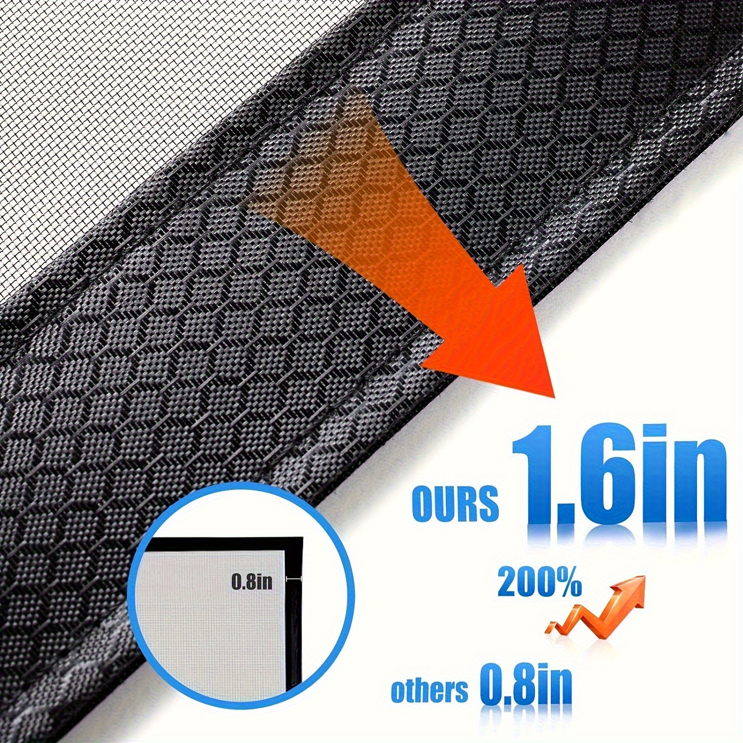 Contemporary Magnetic Screen Door - Self-Sealing, Heavy Duty, Hands-Free Mesh Partition Keeps Bugs Out - Satin Weave, Linen-Like Material, Space-Themed, for Various Room Types, No Electricity Or Battery Needed