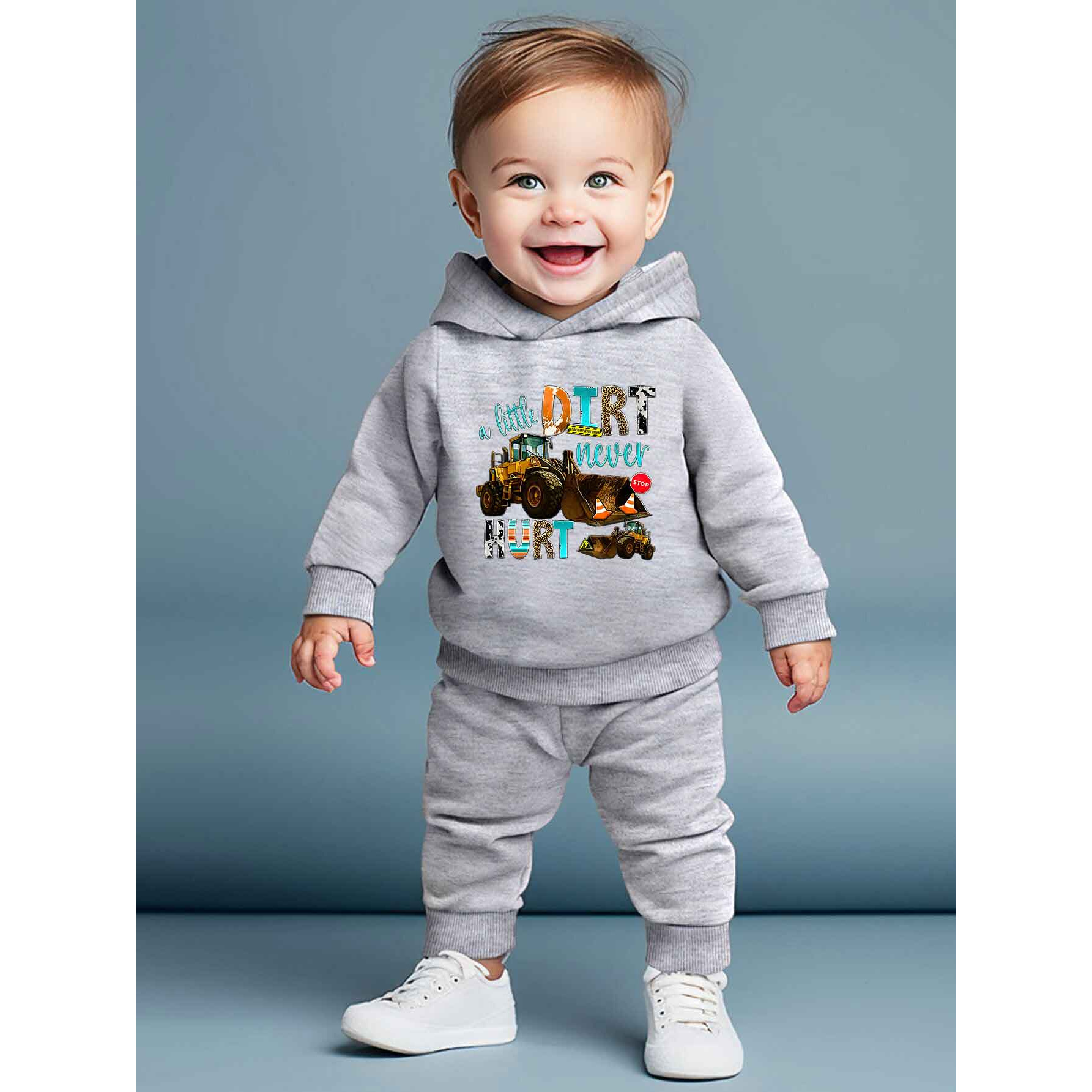 

Boys Toddler 2pcs Set, And Sweatpants, Polyester, Fit, /, , , For