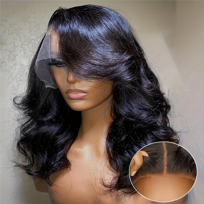 

8 10 12 14 16 Inch 13x4 Body Wave Lace Front Human Hair Wigs Preplucked Wigs Human Hair 200% Density Put On And Go For Beginners