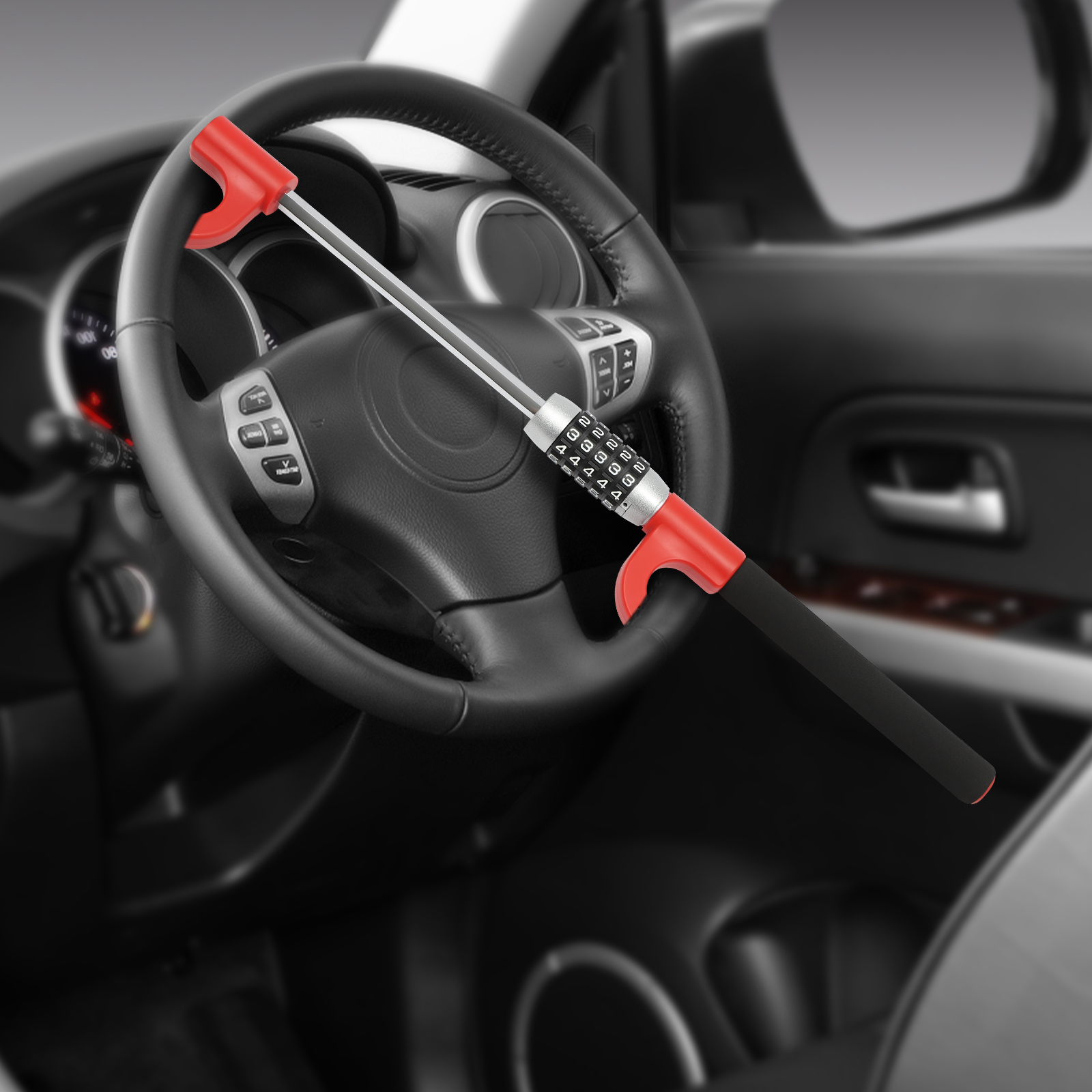 Lenkradkralle Anti-Diebstahl Universal - T-Schloss Für Auto, Van & LKW