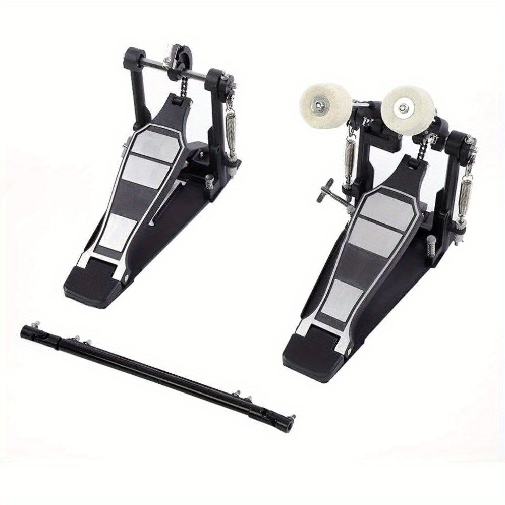 

Double Pedal Bass Drums Pedal, Double Bass Dual Foot Kick Pedal Percussion Drum Set Accessories For