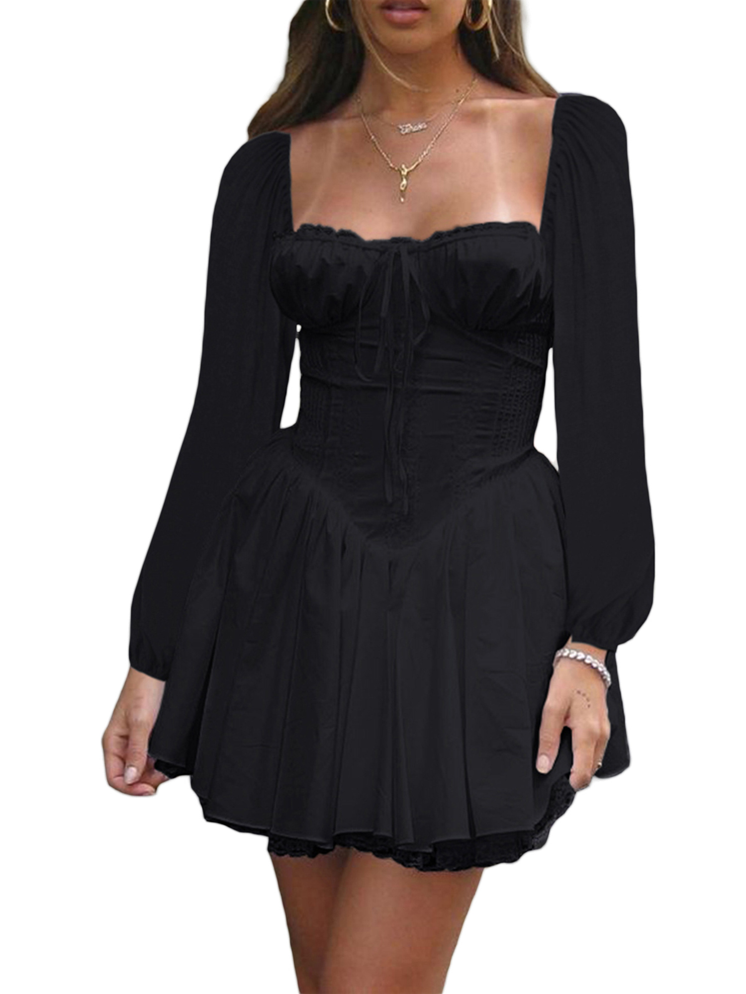 embroidered sheath mini dress Jacquard Embroidered Mini Dress-Pink Floral XS