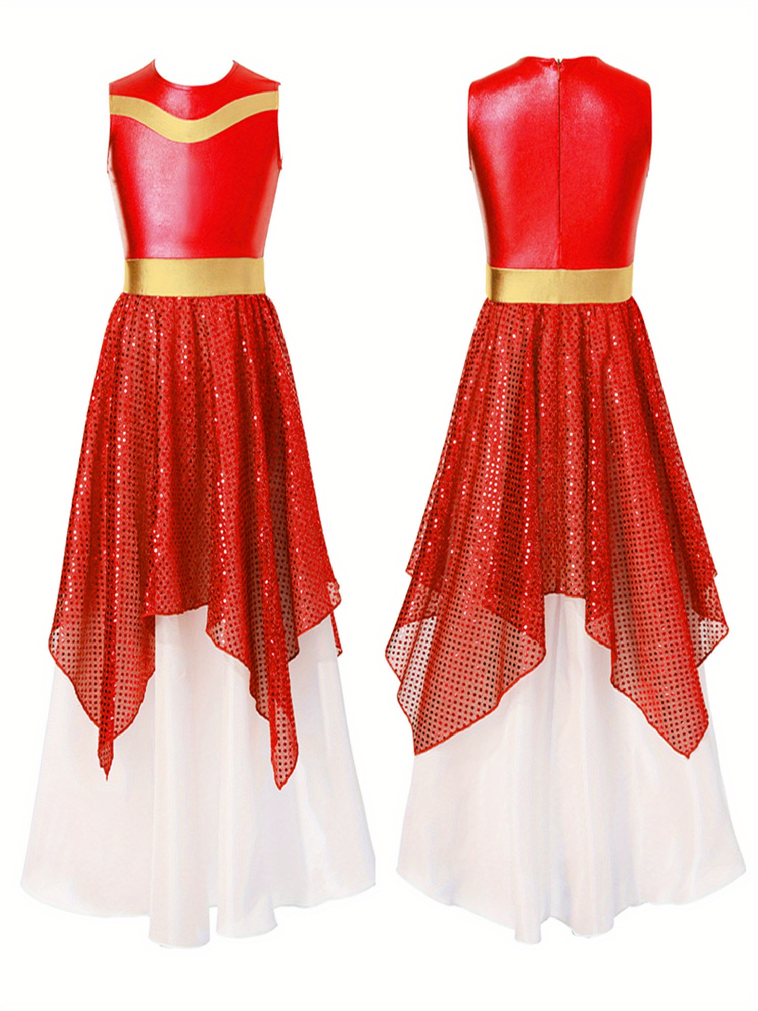 green emerald velvet dress Amazon.com: Women Metallic Gold Liturgical Praise Dance Worship Dress Bell  Long Sleeve Loose Fit Full Length Wide Swing Dancewear Tunic Circle Color  Block Gown Ballet Costume Wine Red-Gold XS : Clothing, Shoes main image 0