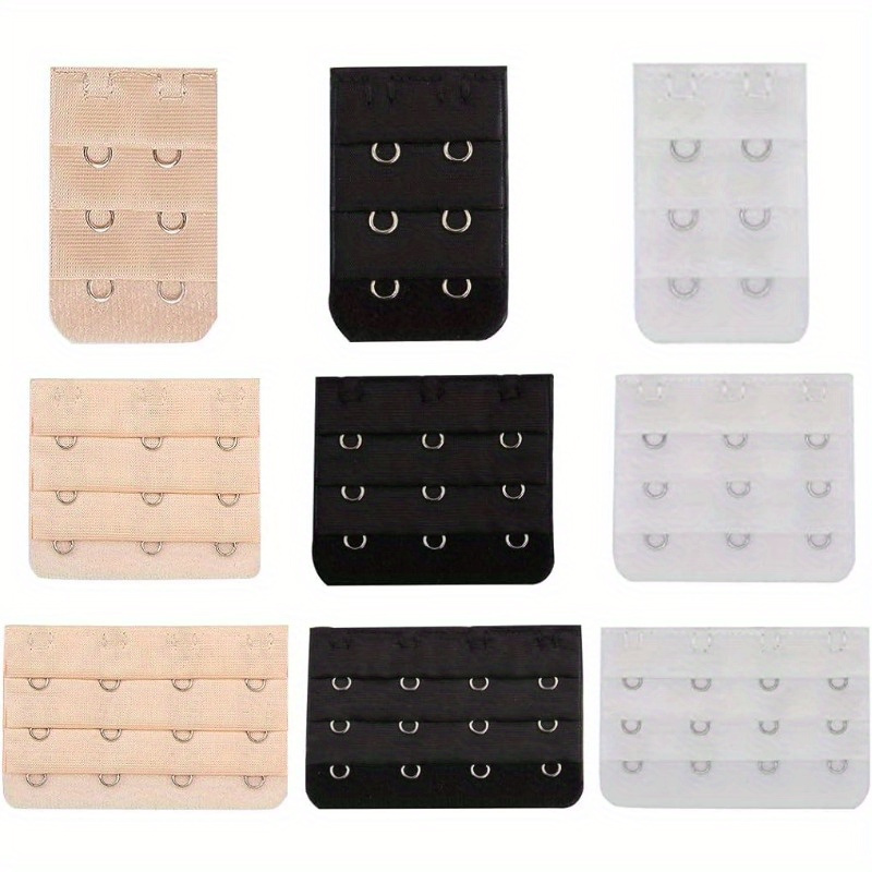 

Set Of 9 Bra Extenders - Adjustable Straps With 2, 3, Or 4 Hooks, For And For Women, Offering Space And Support.