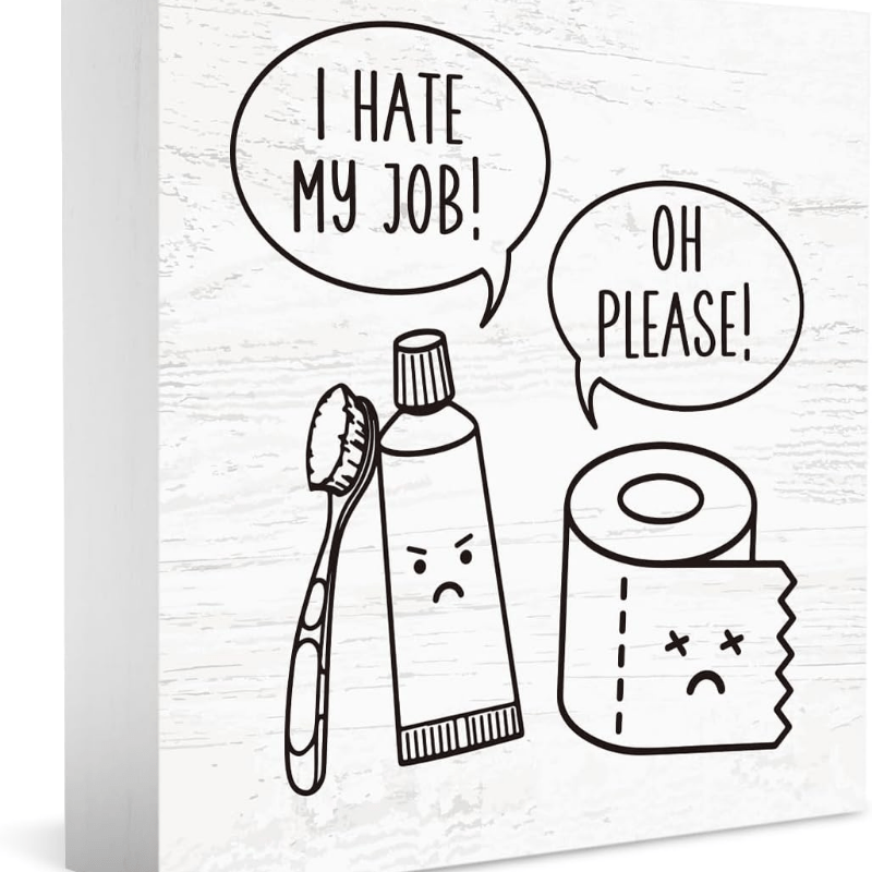 

Humorous "i Hate " Pvc Ornament, 3d Funny Work Desk Decor, Perfect Gift For , Party Favor, Birthday Holiday Accessory, No Power Required, Home Kitchen Party Supplies