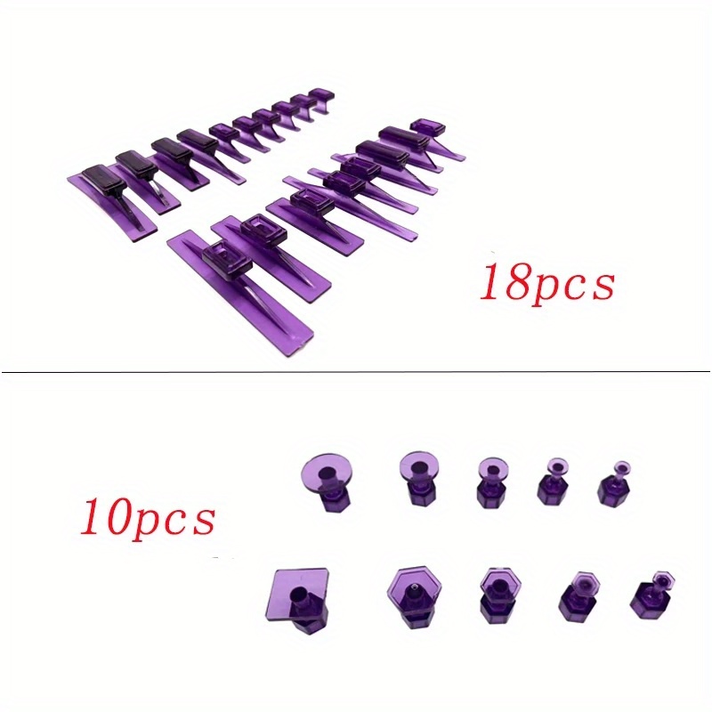 28pcs Glue Tabs Dent Lifter Tools Dent Puller Removal Tool For Auto Paintless Dent Repair Glue Tabs For Body