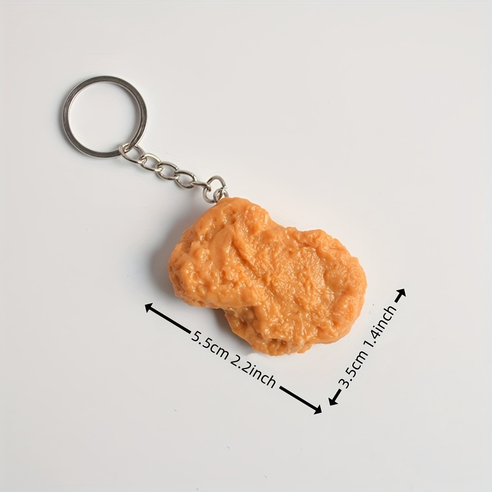 

Realistic Keychain - Cute & Stylish Food-themed Accessory For Bags, Purses, And Wallets