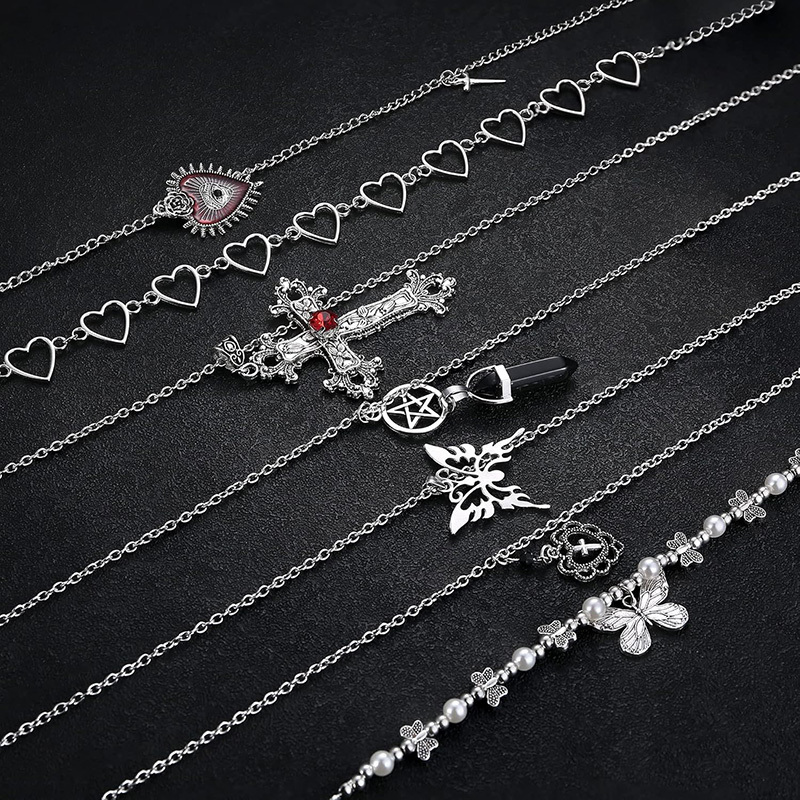 33 pcs jewelry set gothic earrings grunge vintage punk Temu