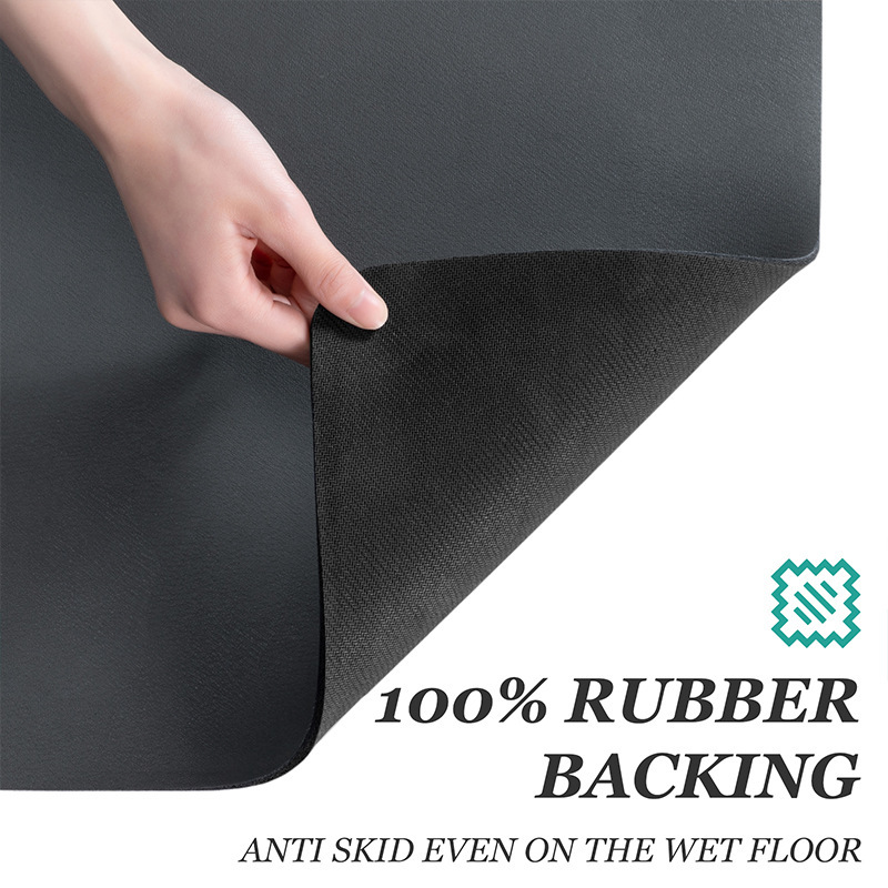 super absorbent coffee maker mat anti slip rubber padded counter protector for espresso machines kitchen appliances easy clean   details 4