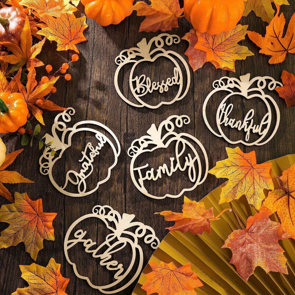 

5pcs Halloween & Wooden Set - Hanging Decorations For