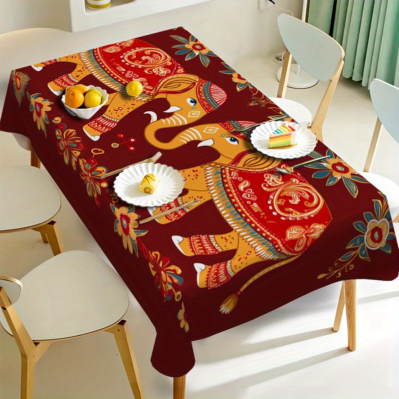 TEMU - Decorative Tablecloth - Stain & , For , Restaurants, Cafes, Parties, And