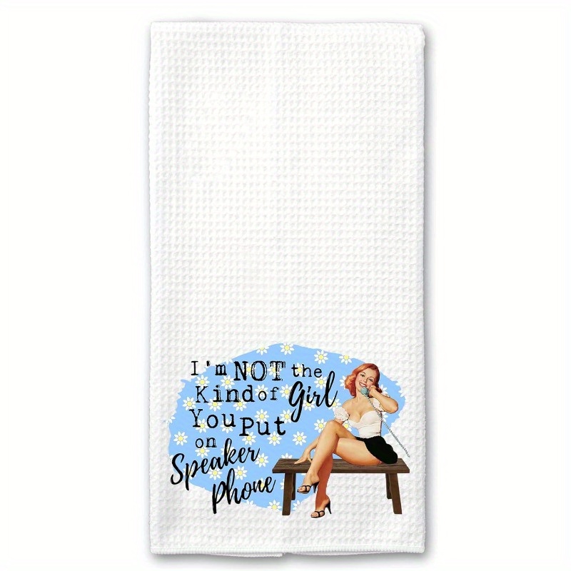 

1950s Pinup Towel - , & - Bff, - 18x26