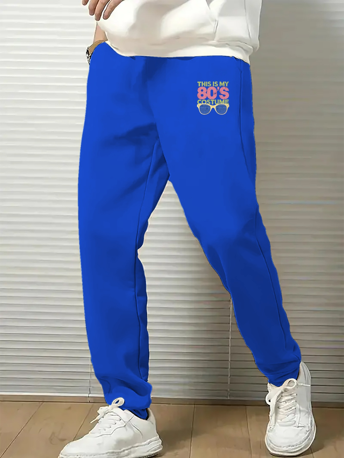 80 talls solbriller trykk plus size herre casual sweatpants - Temu Norway, image size:800x1066