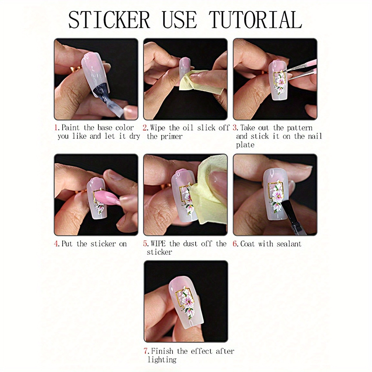 3 Pcs 3D Metal Laser Golden Starburst Nail Stickers - Y2K Nail Art Tips for Manicure and French Nail Art Decoration