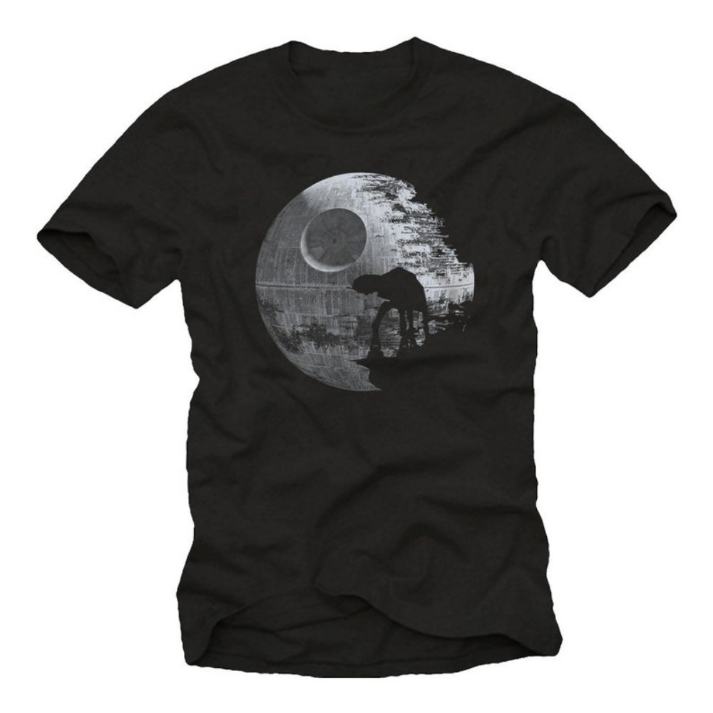 

Retro Star T-shirt Black At Shadow Printed T-shirt