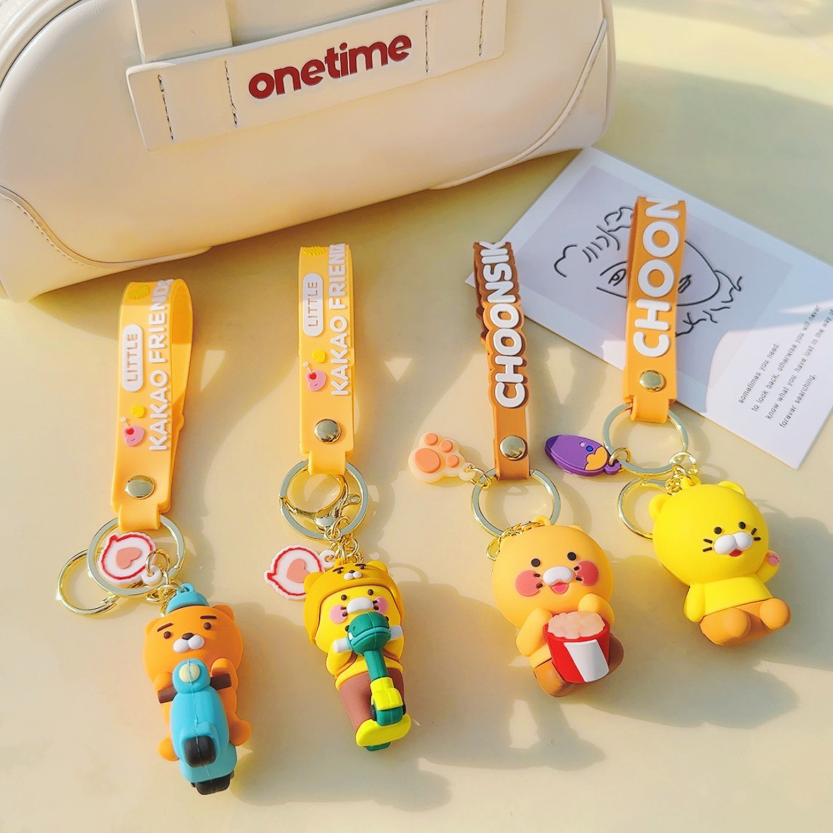 

Cartoon Keychains - Adorable Bear And Friends - Perfect Party Favors And Gifts