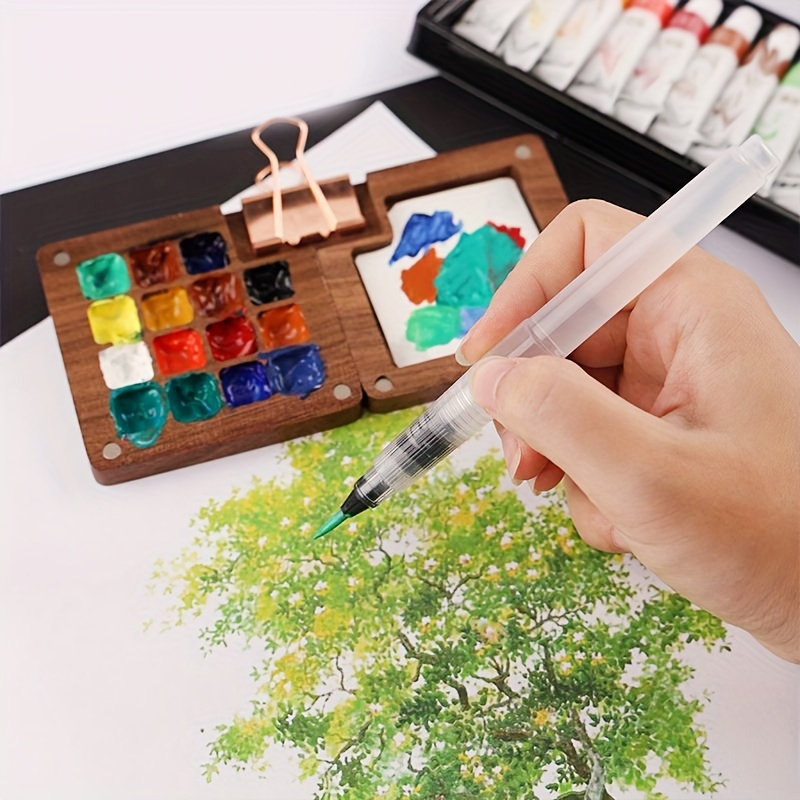 

6pcs Wooden Set , , & - Portable Art Kit For 8/15 ( Not Included)