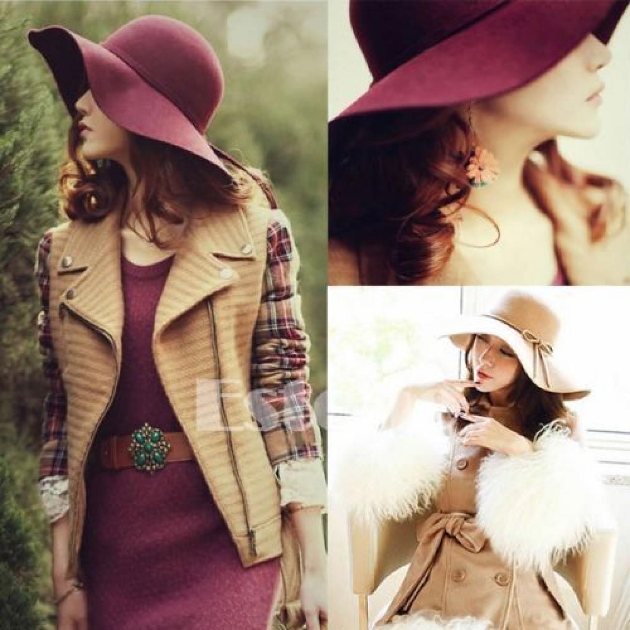 

Women Brimmed Hat, Hat, Sun Cap