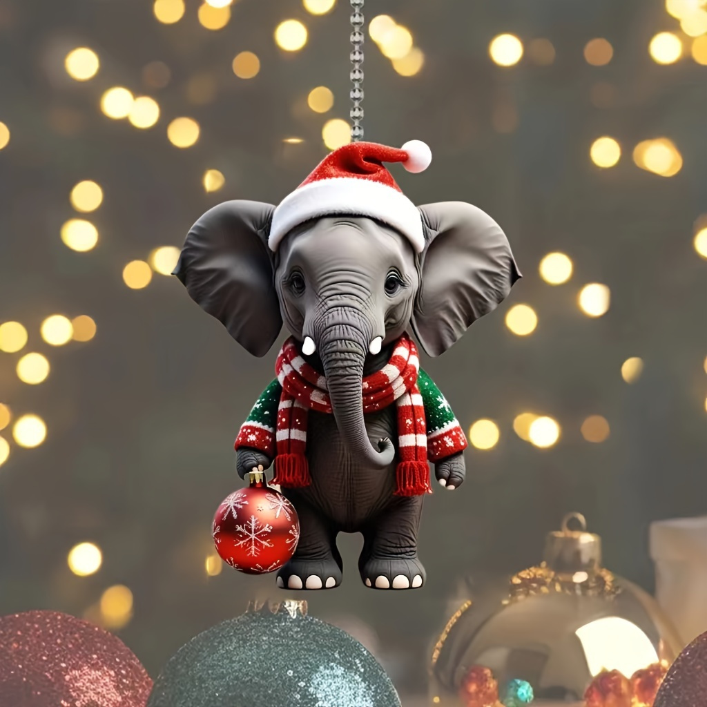 

Christmas For Car , Decoration, Seasonal Keychain Christmas Hat And For Stuffers