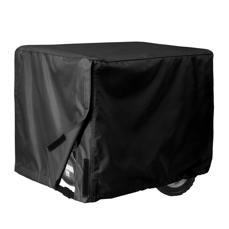 Waterproof 420D Generator Cover For 5000-10000 Watt Models - Durable, Fits Outdoor Power Supplies, Black