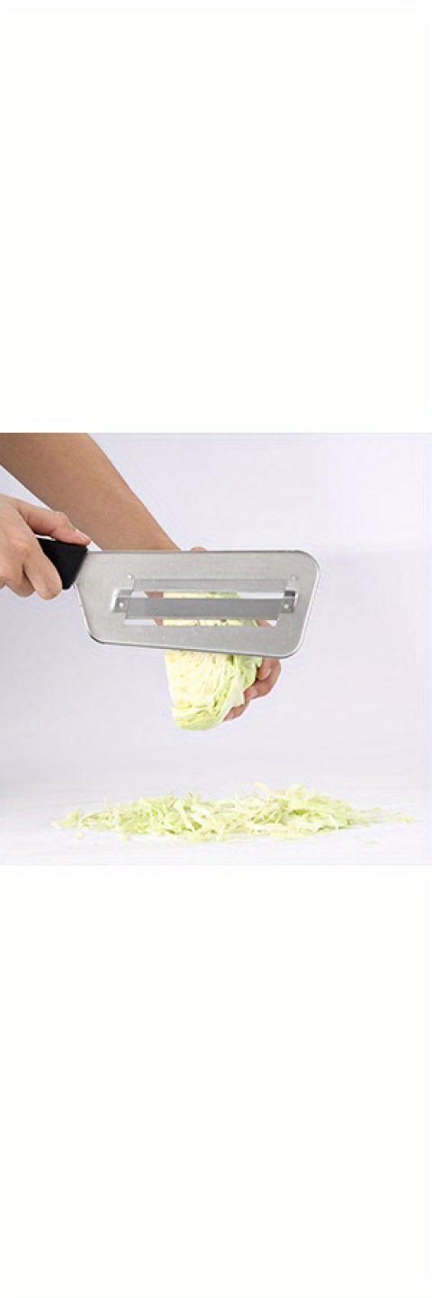 1 pc     manual kitchen slicer with   steel blades and black     making sauerkraut and coleslaw details 5