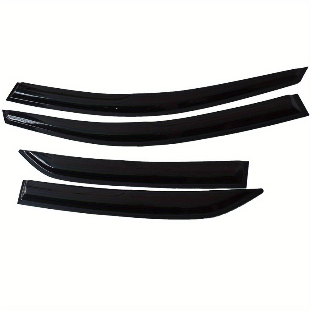 Deebior 4pcs Outside Mount Style Window Rain Guards Durable Side Wind Deflectors Dark Smoke Nice Looking Vent Window Visors Compatible With 2014-2019 Toyota Corolla E170