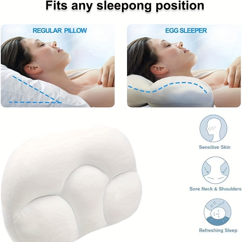 ergonomic maternity support cushion medium soft tpu neck cradle portable 3d egg shaped nursing aid for   women 14 age group 1pc details 4