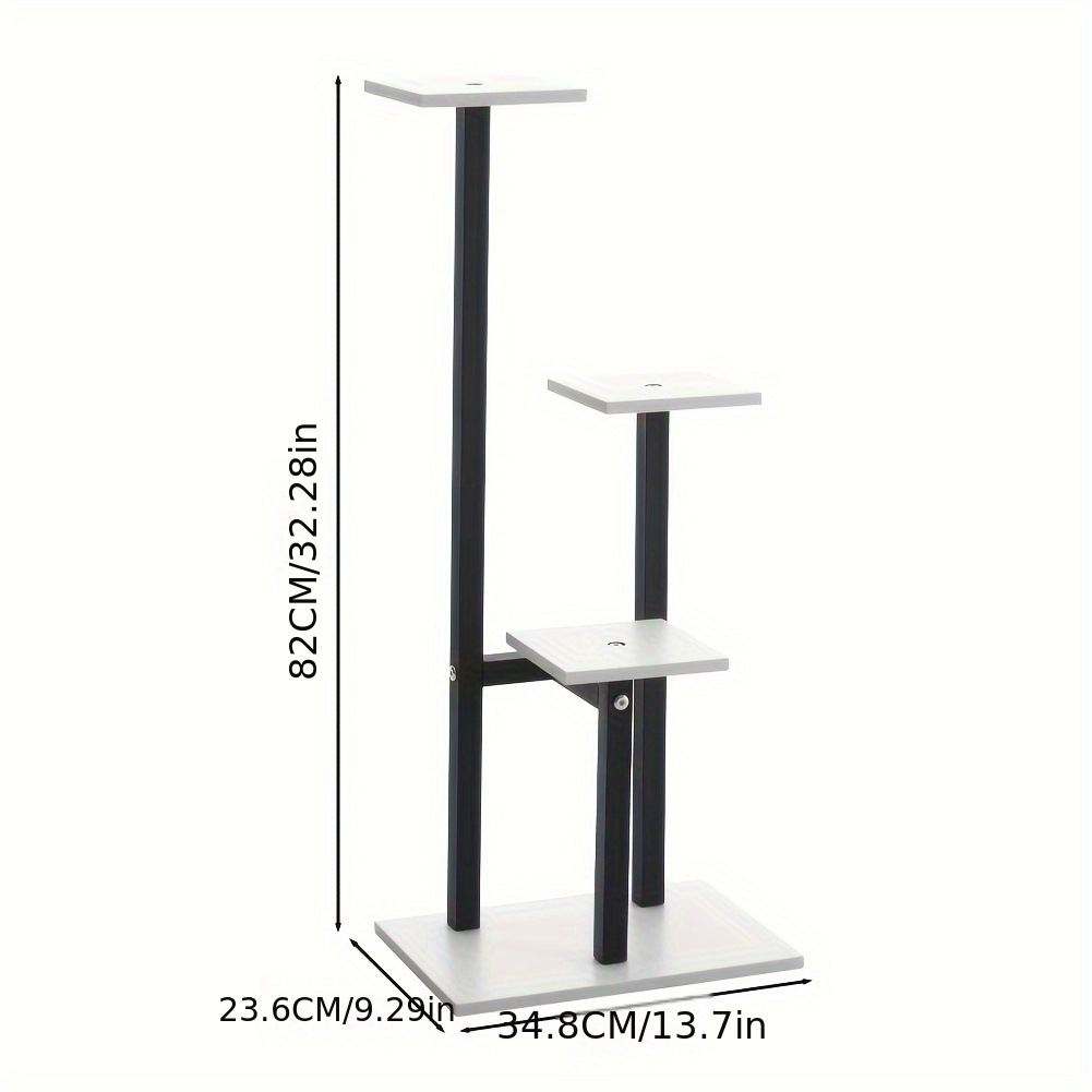 TEMU Indoor And Outdoor Potted Plant Pot Stand Flower Stand Storage Garden Pot Stand Wooden Display Stand Plant Stand