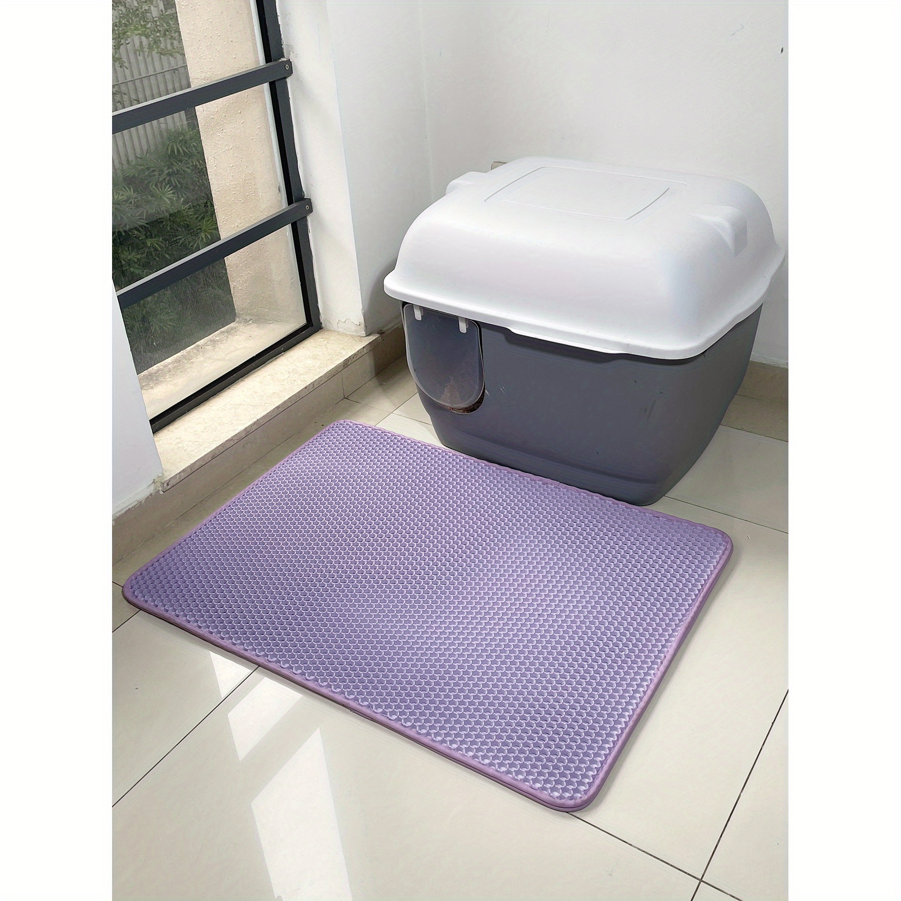 extra large honeycomb cat litter mat waterproof odor proof - Temu United  Arab Emirates