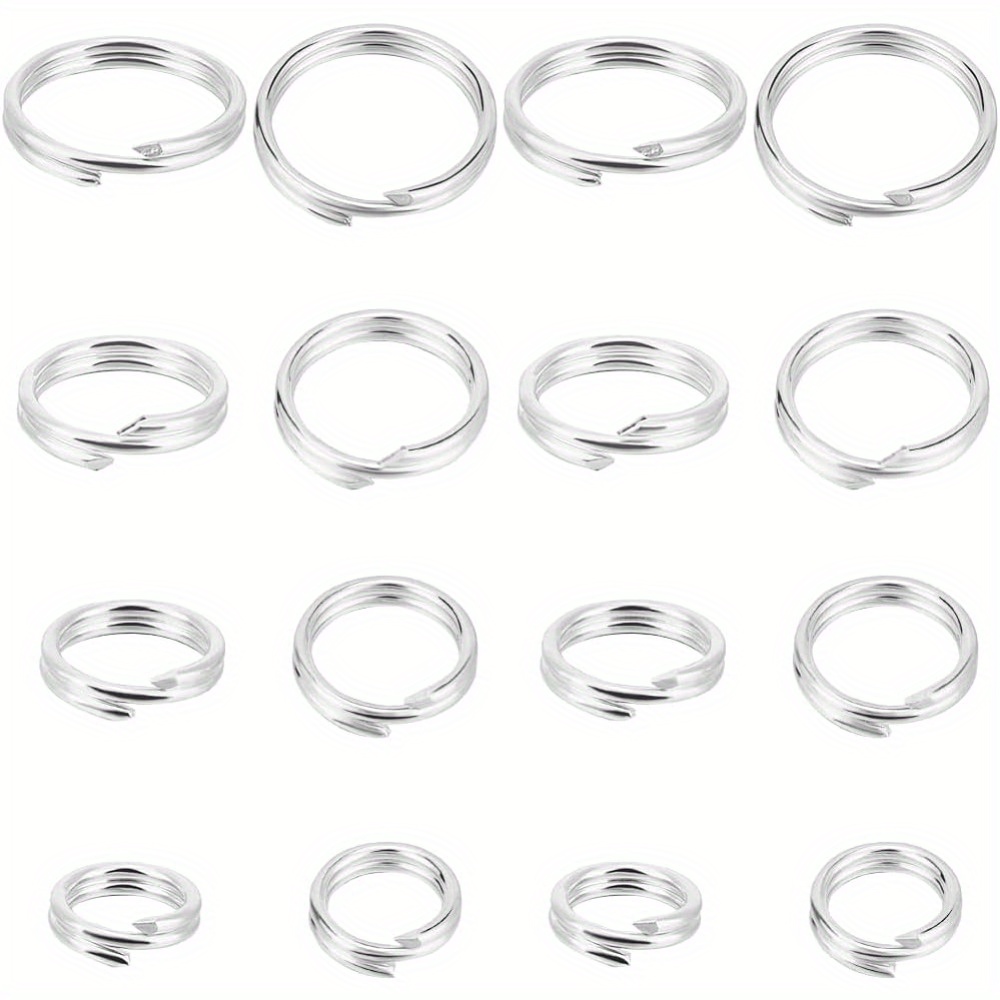 4.5mm 925 Sterling Silver Split Jump Rings - Rhodium Plated For Jewelry Making (Pack Of ?)
