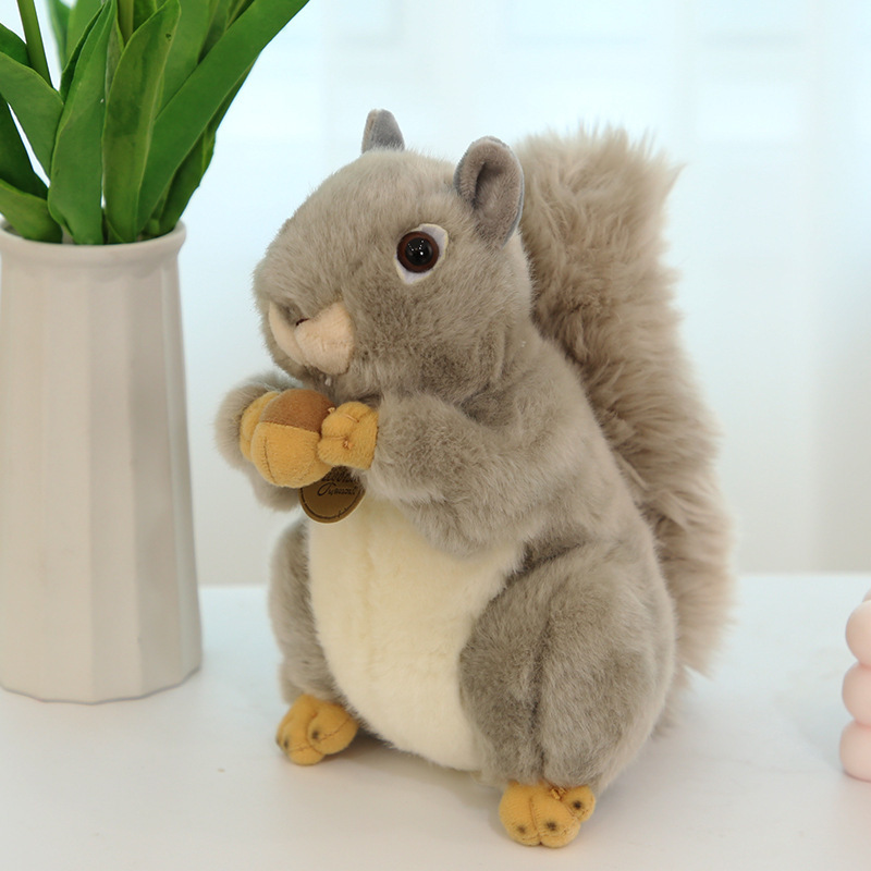 

1pc / 8inch Plush Toys, Animal Plush Dolls, Squirrel Dolls, Squirrel Plush Figurines, Children's Comfort Toys