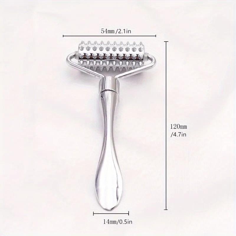 Stainless Steel Pointed Facial Massage Roller