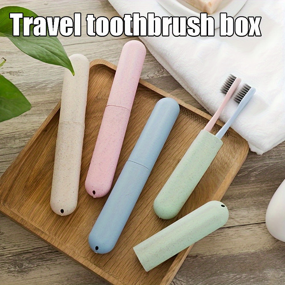 

Boîte de voyage portable pour brosse à dents : légère, anti-poussière et durable - Convient à la plupart des brosses à dents standard - Parfaite pour un rangement hygiénique en voyage