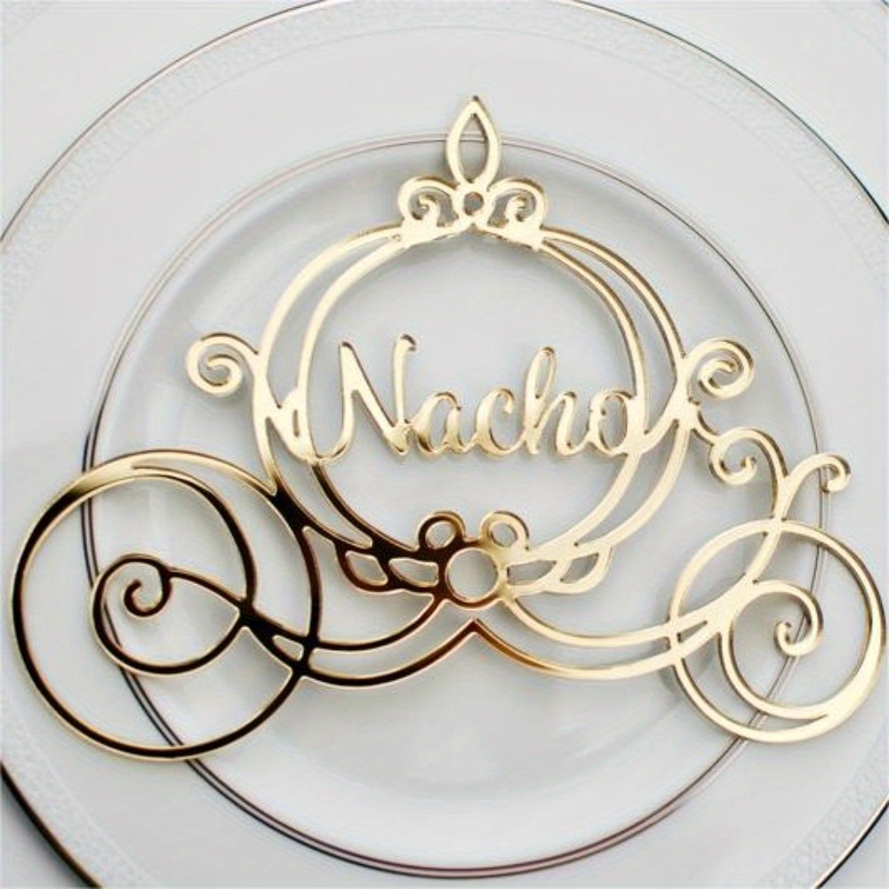 TEMU [customized] 1pc Custom Acrylic Cake Topper Dessert Table Decor For Parties Unique Baking Accessory Christmas And Halloween (customized Reservations Can Only In English, Translated )