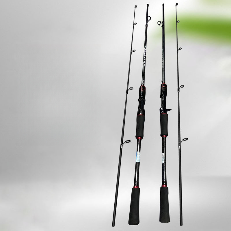 

Mlm Carbon Fishing Rods - 2.4m Style Rods With Red Grid Design - Medium - Suitable For And Fly Fishing