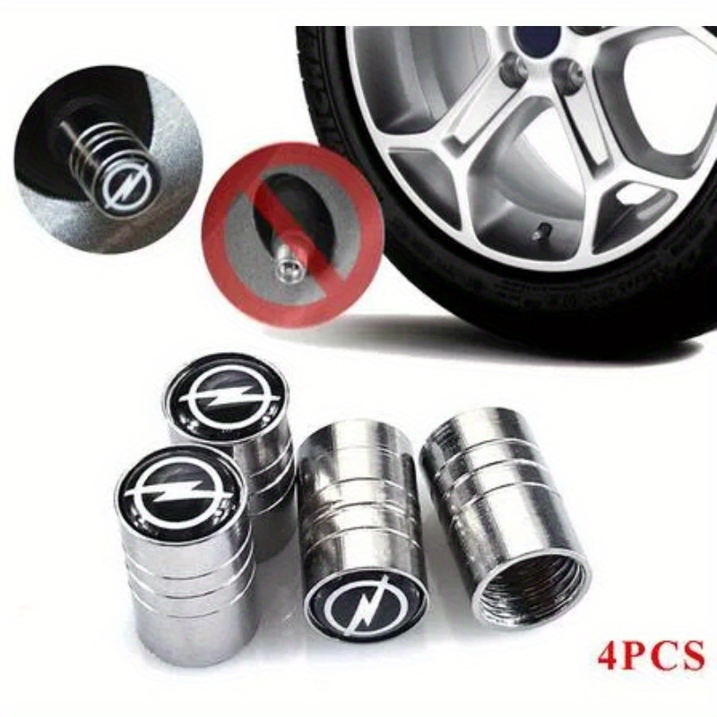 

[customer ] Premium Metal Tire Valve Caps For , , Mokka, , , Vectra - Polished , Triple-slot Design