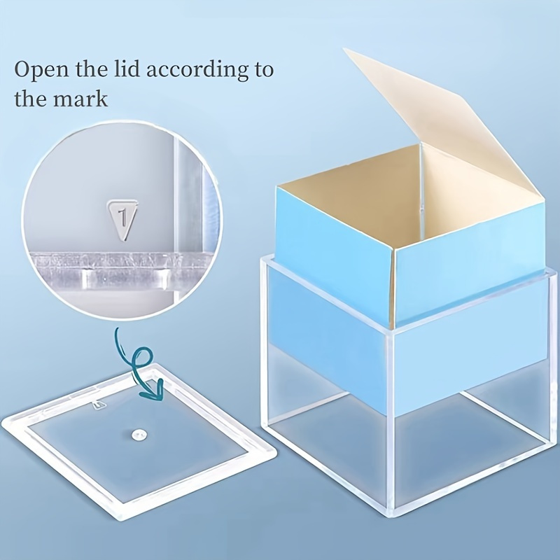 12-Piece Set of Geometric Models: 3D to 2D Conversion, Area Observation - Durable Acrylic Material - For Students & Teachers - Ideal for Math & Geometry Learning - Great Gift for STEM Enthusiasts