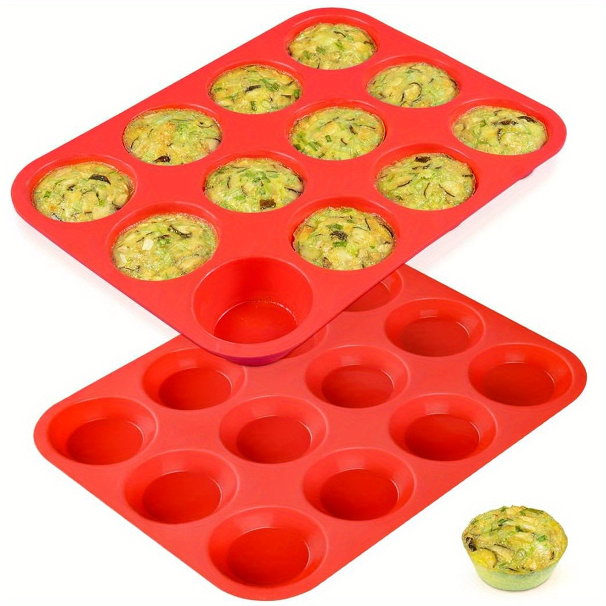 

12cups Pan - Nonstick Molds, For Making Muffins, Cakes, , , Kitchen Accessories, - , To , For / Enthusiasts