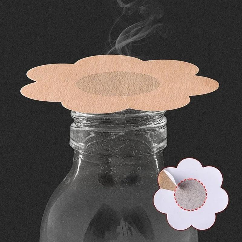 10/50/100pcs Disposable Strapless Self-Adhesive Breast Lift Pasties - Floral Design, Wireless Support, Opaque Coverage for Women, Gym, Swimwear, Sleep - Single-Use Adhesive Backing, No Washable Care, Breast Lift Tape, Discreet Underwear, Comfortable Fit