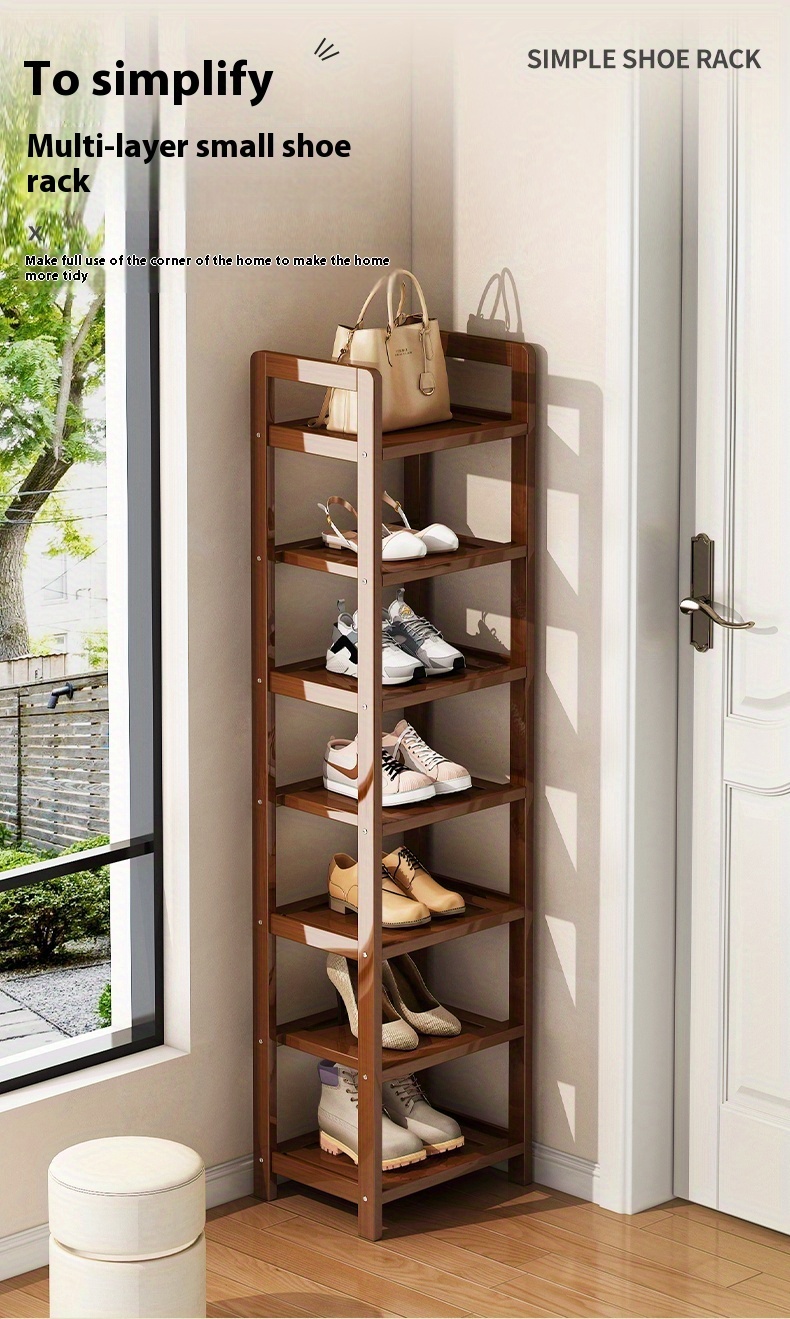 7 stöckiges vertikales schuhregal hoch schmal