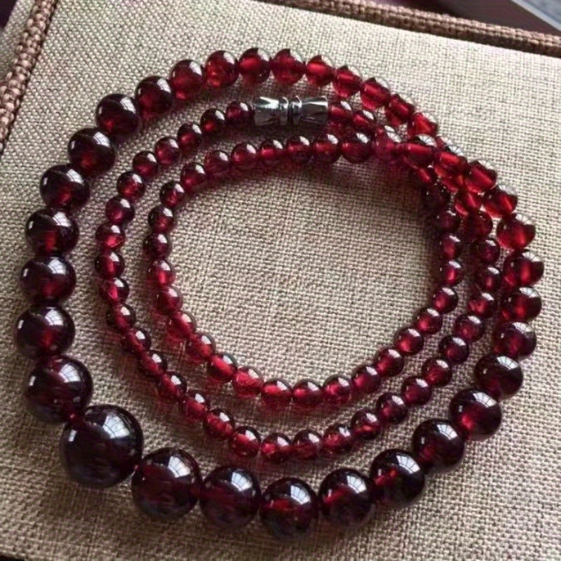 

1 Pendant Necklace, Bohemian Style, Burgundy