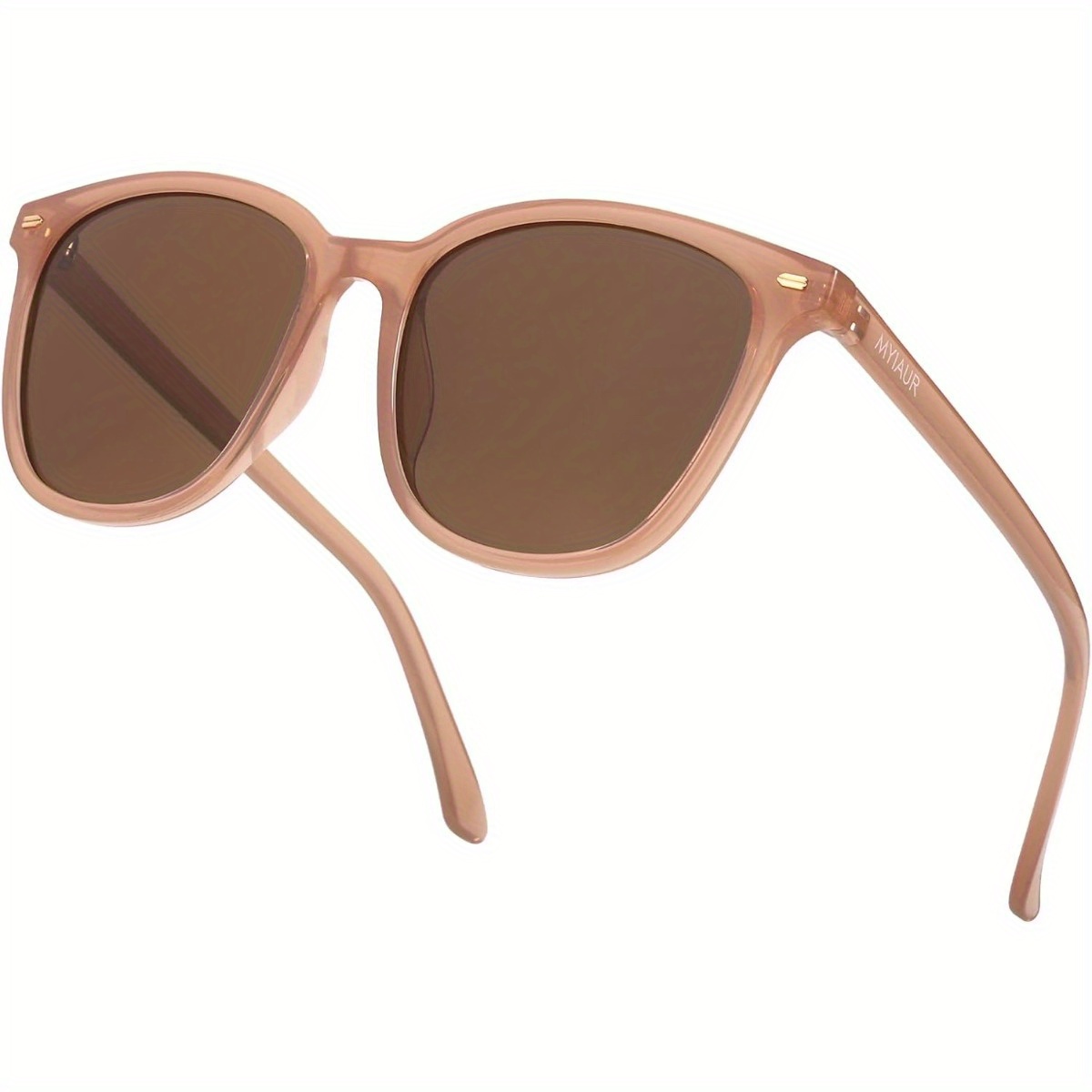 POLARIZED SUNGLASSES FOR WOMEN, SQUARE MIRRORED TRENDY SHADES WITH UV PROTECTION Taylor Square Oversized Womens Sunglasses in Black by FREYRS  main image 3