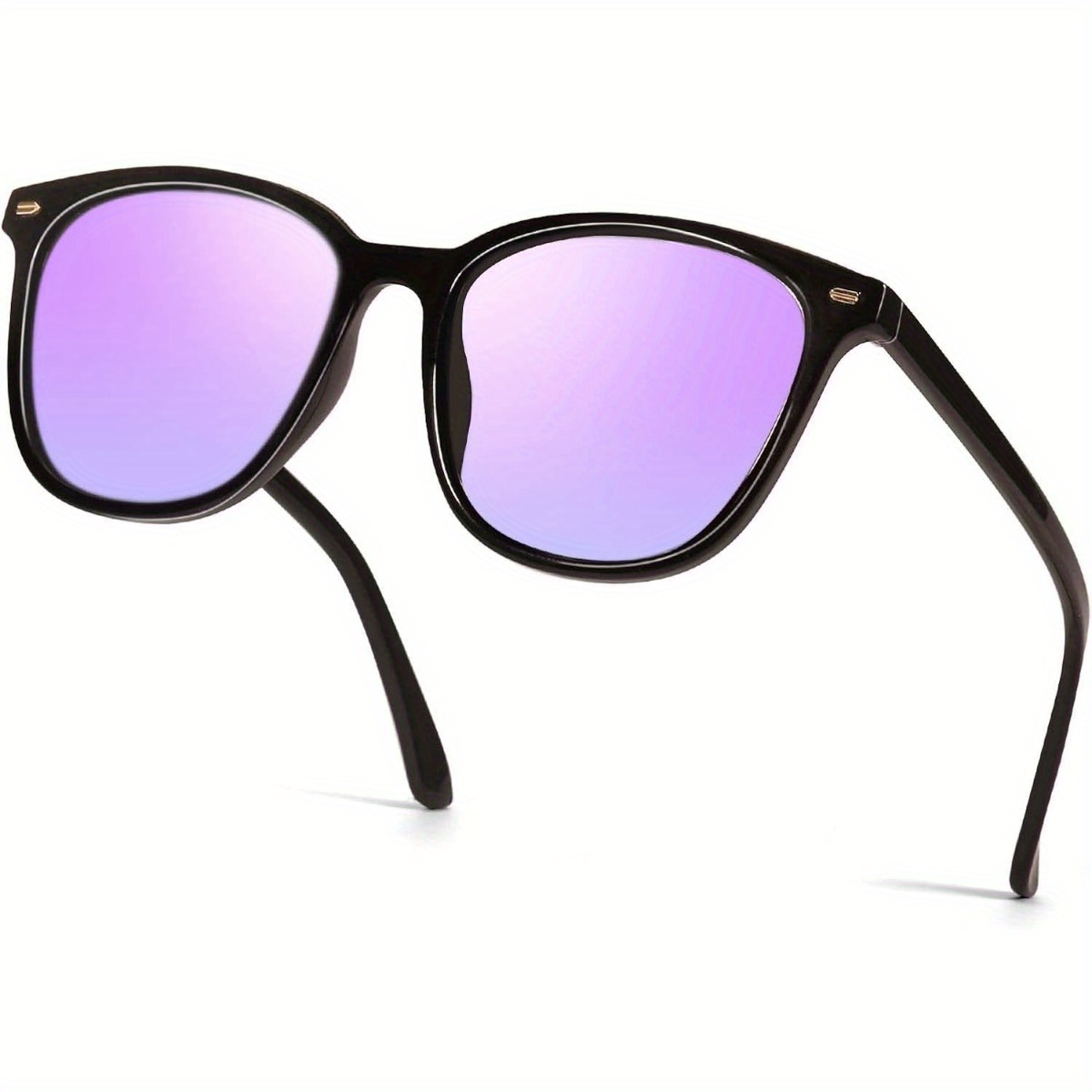 polarized women square mirrored trendy shades reduce glare  display picture 1